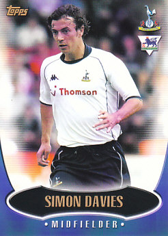 Simon Davies Tottenham Hotspur 2003 Topps Premier Gold #T1